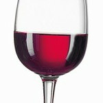 Wein im Rotweinglas